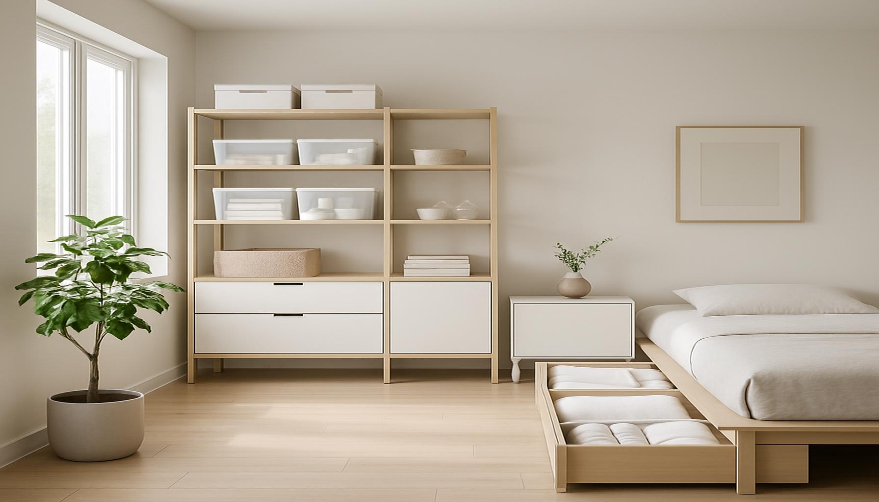 The Influence of Minimalism on Storage Space Organization: Creative Solutions for Less Clutter