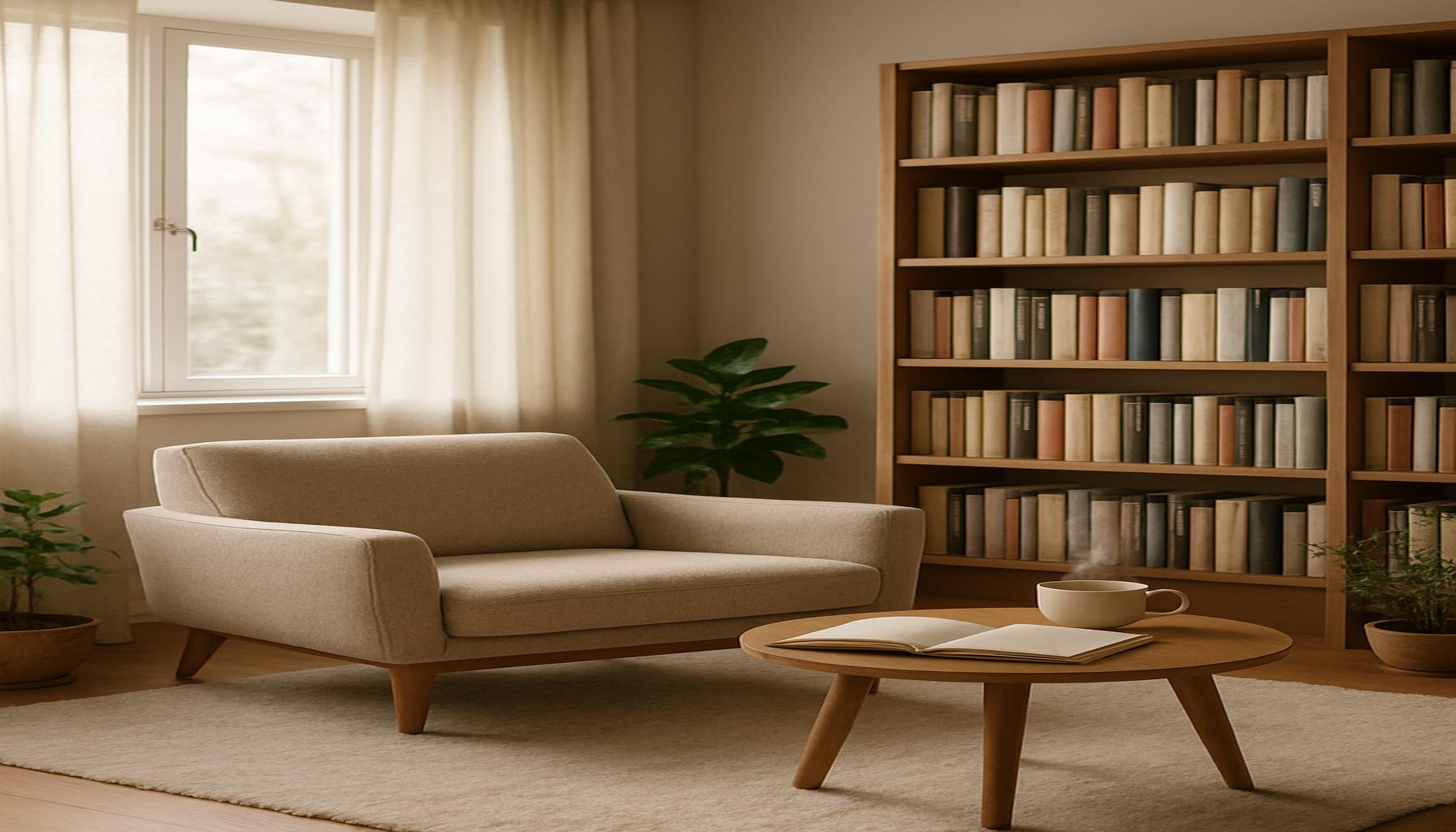 Creating Minimalist Reading Spaces: How to Organize an Environment that Stimulates Immersion in Books