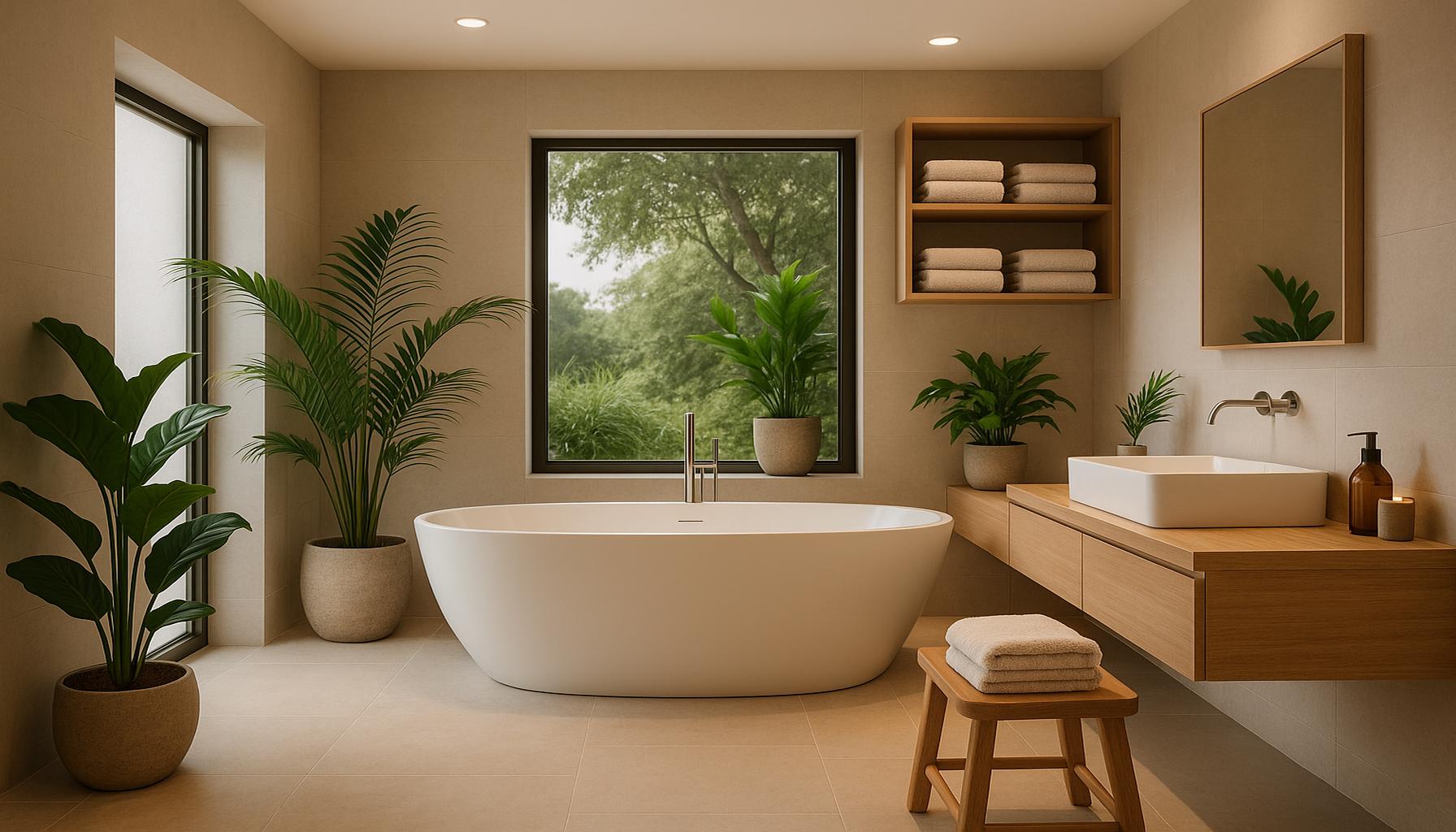 Transforming Bathroom Spaces into Relaxation Sanctuaries: The Minimalist Approach to Organization and Aesthetics