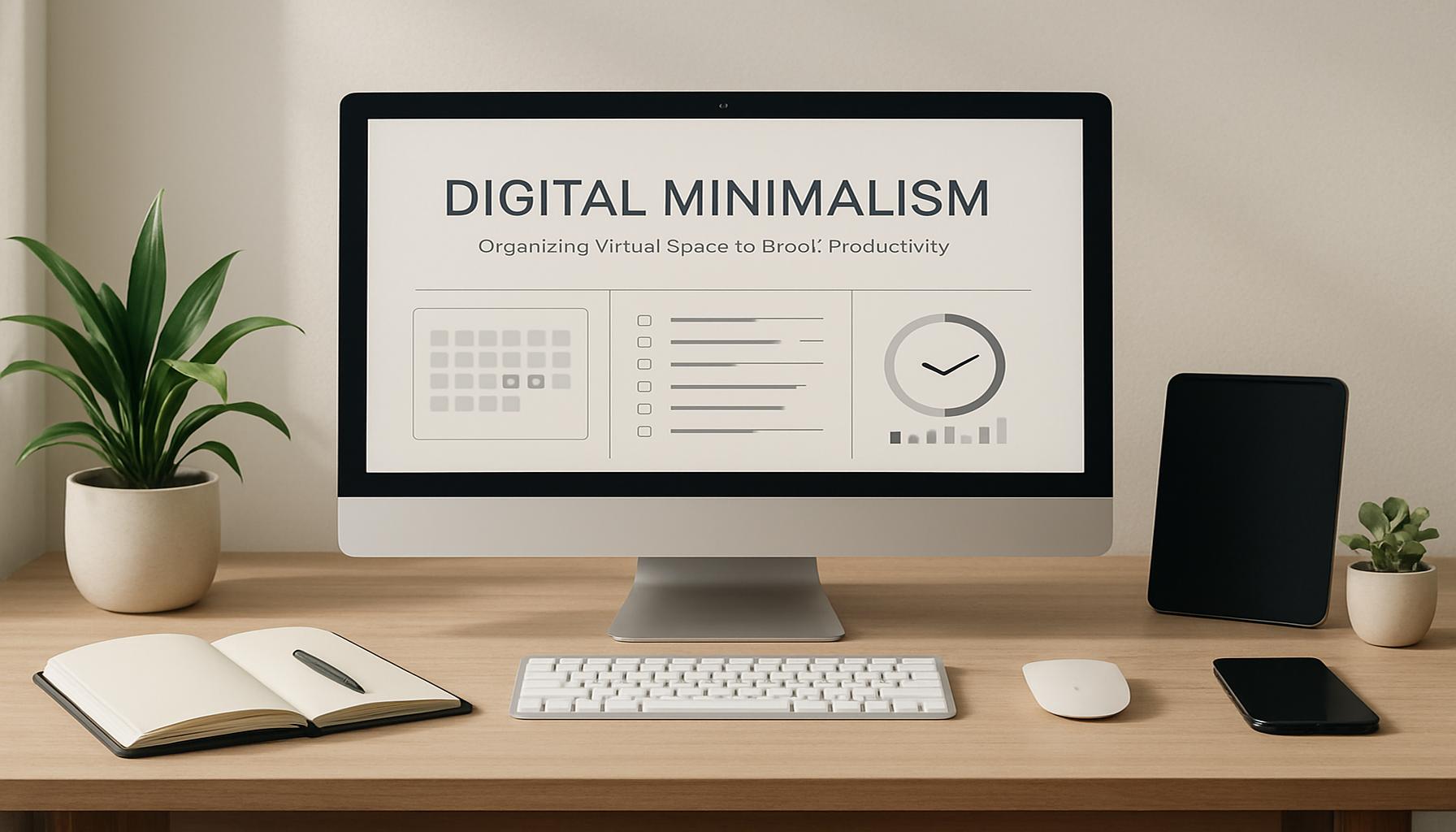 Boost Productivity with Digital Minimalism Organize Your Virtual Space